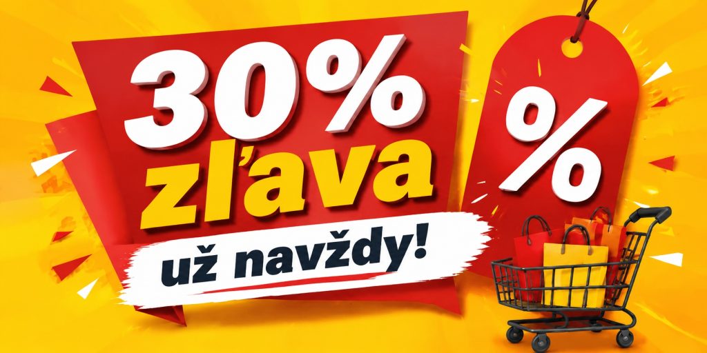 zľava 30 %